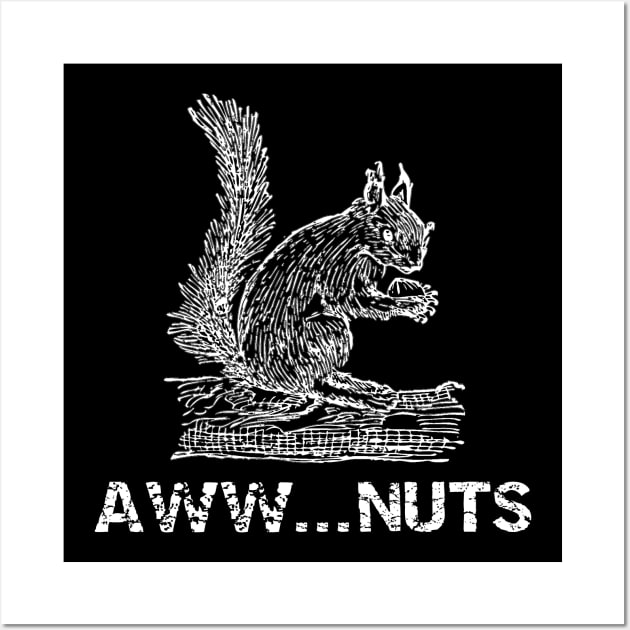 Aww Nuts Wall Art by LucyMacDesigns